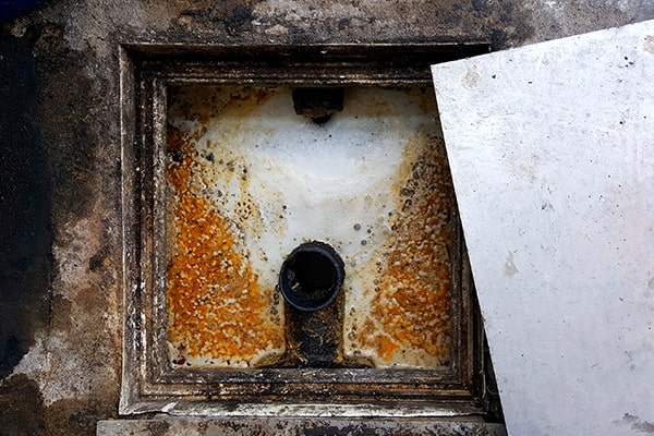 foul odors, slow drainage, or backups in your kitchen sink are common signs that your grease trap needs cleaning